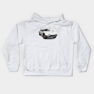 toyota 2000gt 1965 Front white Kids Hoodie